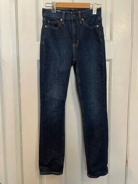 GAP Vintage Slim High Rise Dark Indigo Wash Women's Jeans Size 25 Regular